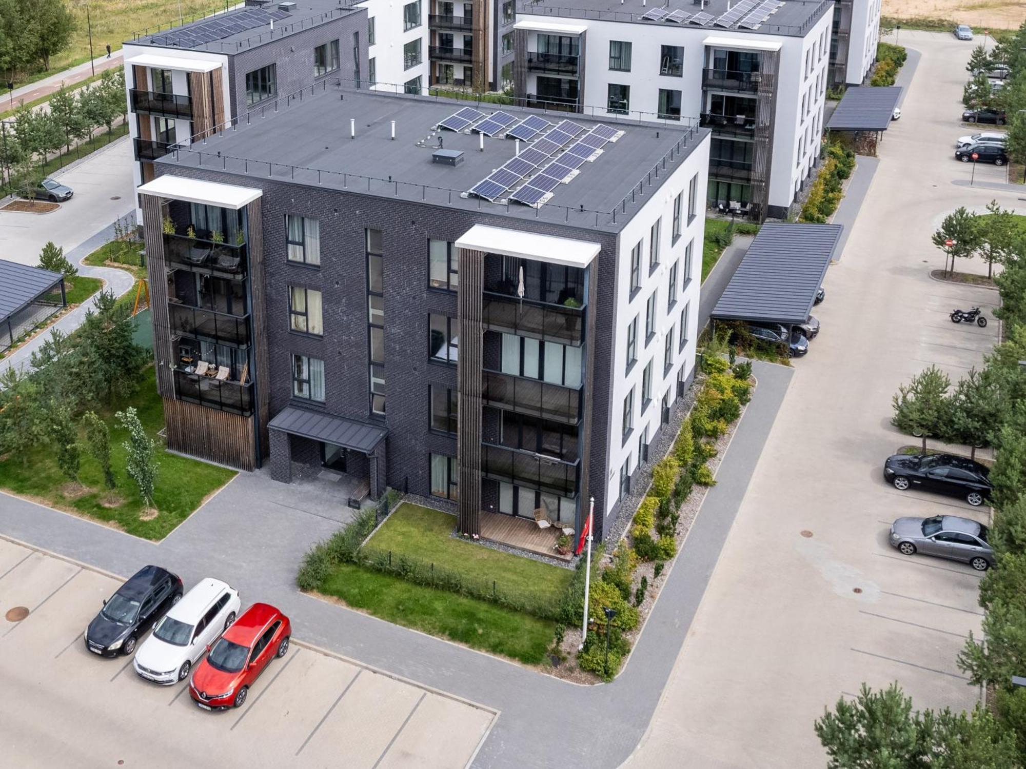 D33 Vilnius - Brand New Luxury Apartment With Terrace, Garden, Ac And Parking Exterior foto