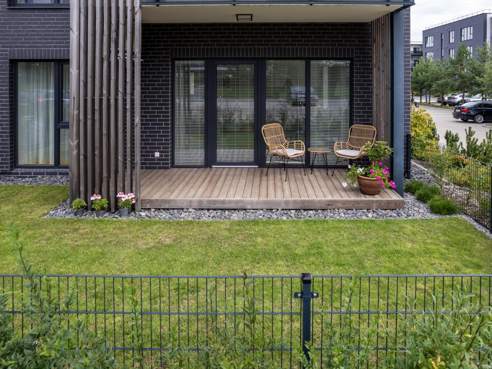 D33 Vilnius - Brand New Luxury Apartment With Terrace, Garden, Ac And Parking Exterior foto
